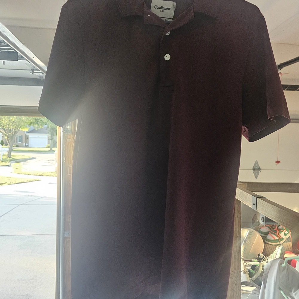 Goodfellow & Co Deep Burgundy Polo Shirt